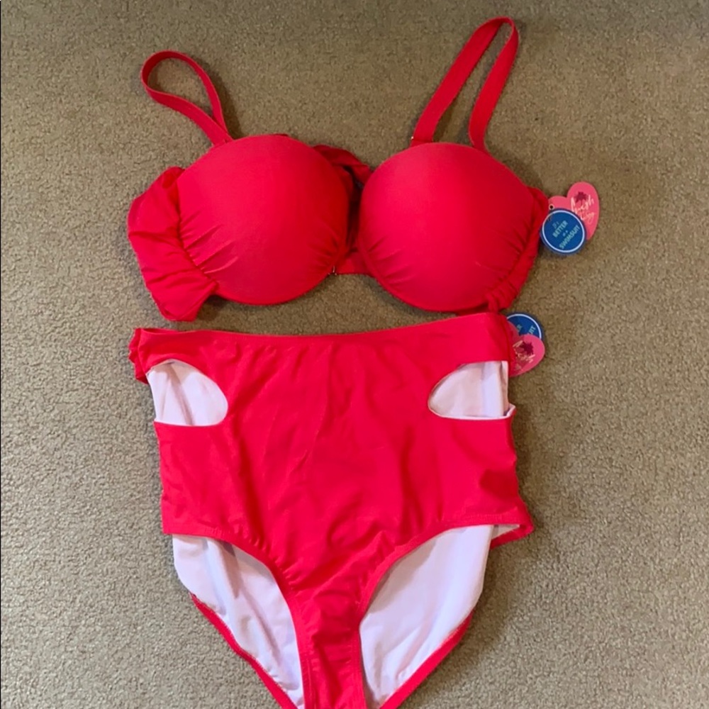 New plus size Gabi Fresh 2pc bikini swim suit16/18
